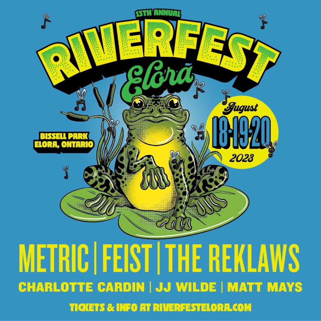Riverfest Elora 2023 poster